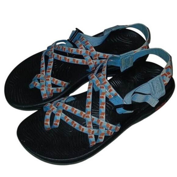 Chaco Blue Hiking Sandals - Picture 1 of 5